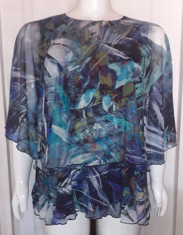 3-layered mesh blouse - Image 2