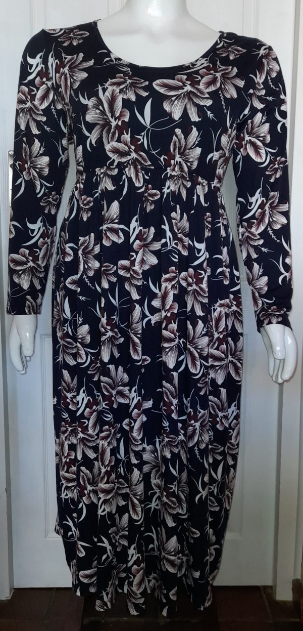 Printed pleated dress - Image 3